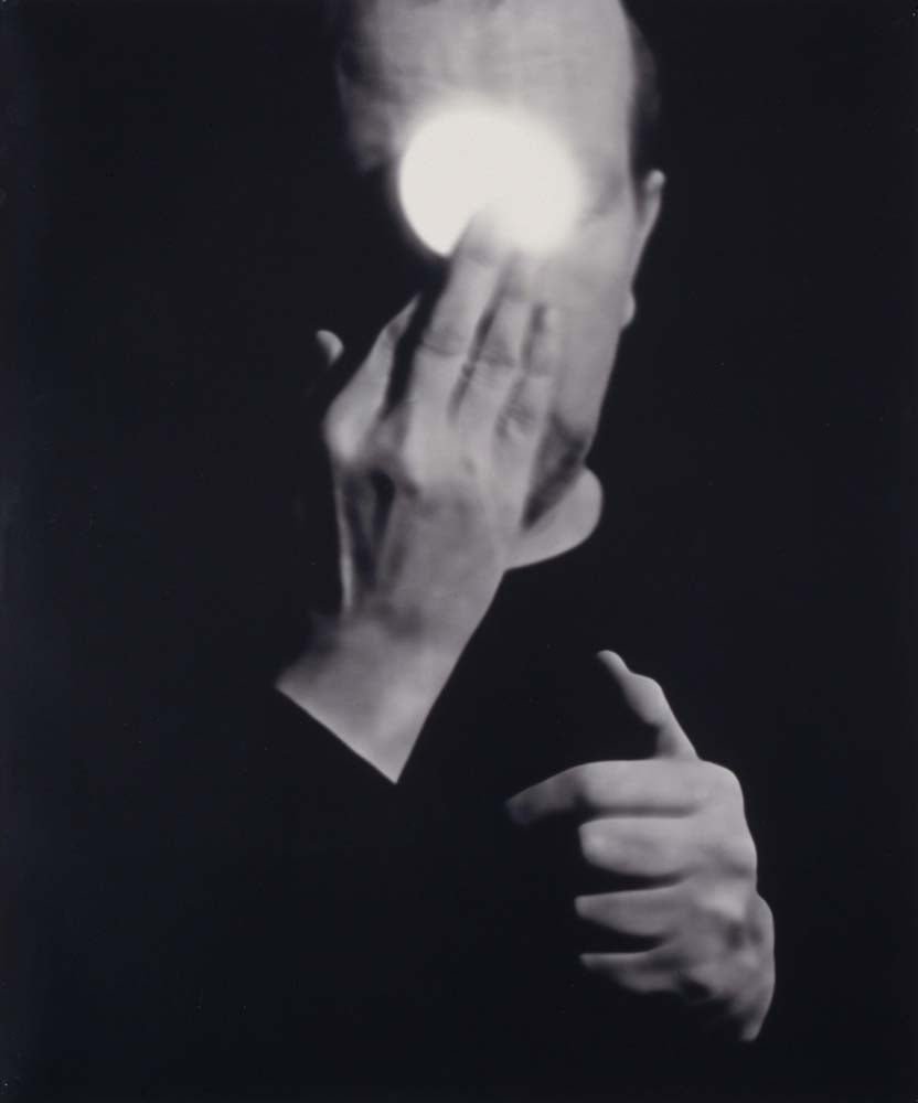 Bernhard Blume - Demonstrative Identification with the Universe 3D Magic Subjectivism, vintage historic photograph, modern poster print