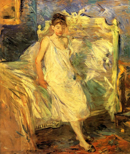 Berthe Morisot Le Lever, 1886, vintage art, modern poster print