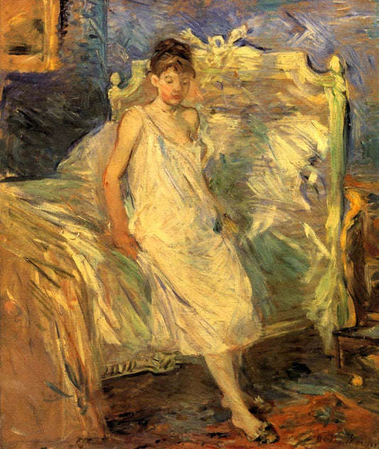Berthe Morisot Le Lever PEINTURE HUILE SUR TOILE by Berthe Morisot, 1886, vintage art, modern poster print