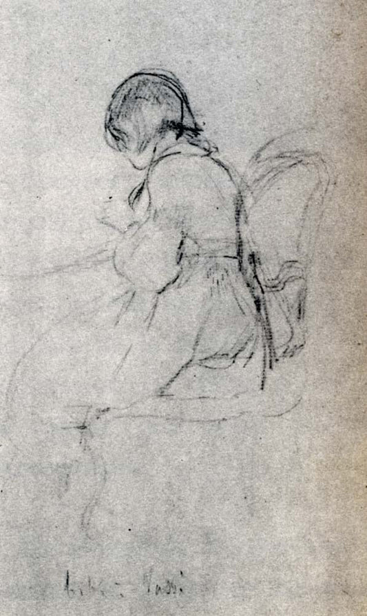 Bibi a Vasse by Berthe Morisot, 1889, vintage art, modern poster print