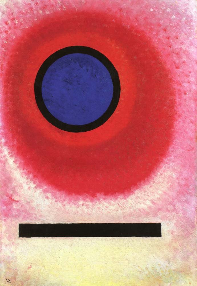 Blue Circle II - 1925 by Wassily Kandinsky, 23x16"( A2 size ) Poster Print