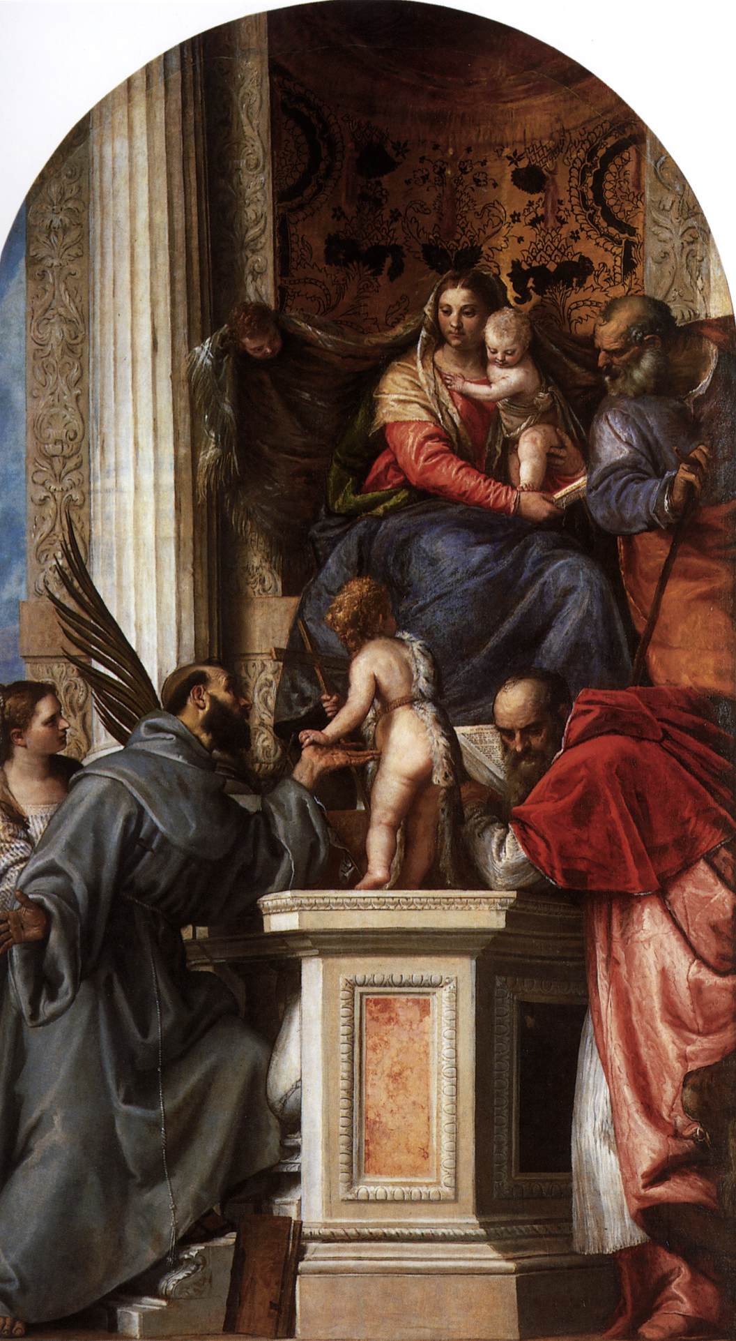 Bonaldo Alatarpiece, vintage artwork by Veronese, A3 (16x12") Poster Print