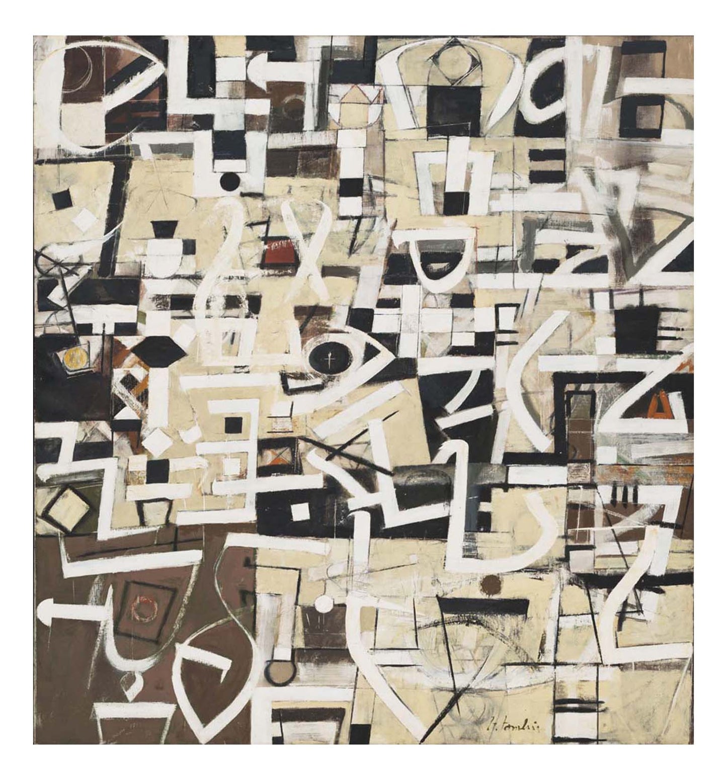 Bradley Walker Tomlin - Number 20, 16x12" (A3) Poster Print