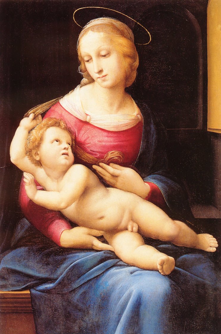 Bridgewater Madonna, vintage artwork by Raphael, A3 (16x12") Poster Print