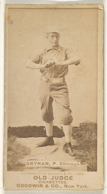 :Brynan Pitcher Chicago from the Old Judge series for Old Ju-16x12"(A3) Poster