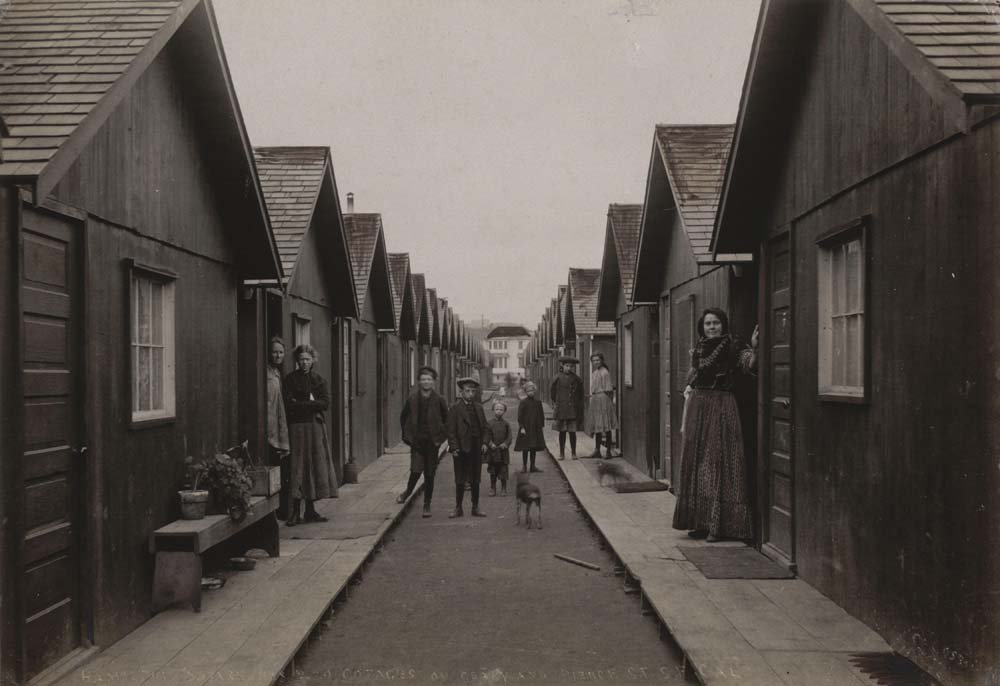 Cal Osbon - San Francisco After the Earthquake, vintage historic photograph, modern poster print