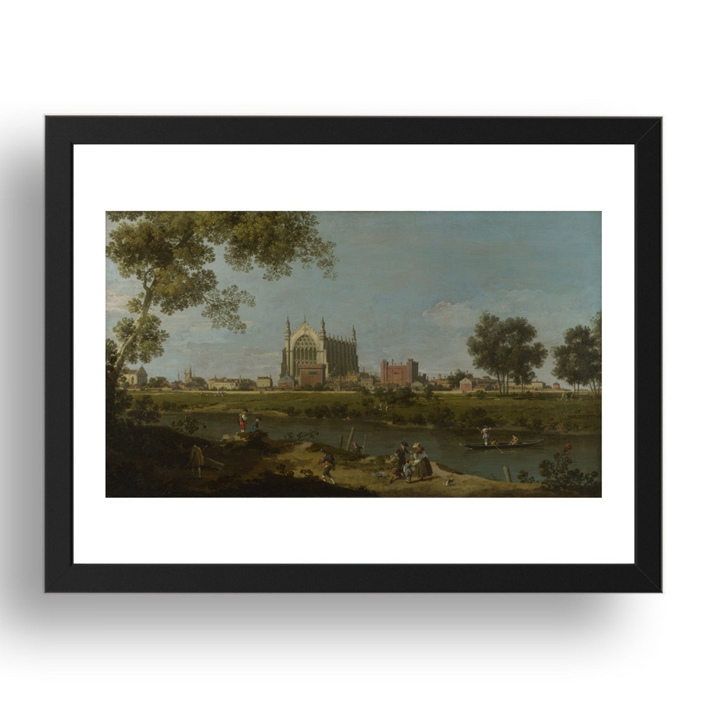 Canaletto: Eton College, Poster in 17x13"(A3) Frame