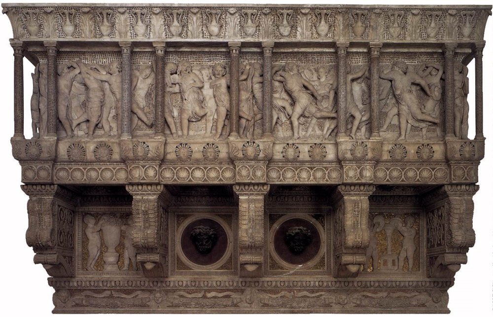 Cantoria, vintage artwork by Donatello, A3 (16x12") Poster Print