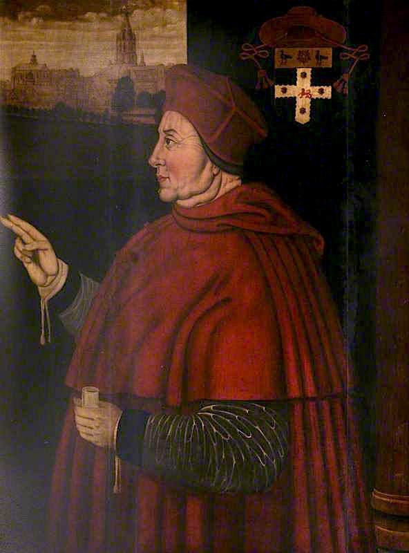 Cardinal Thomas Wolsey, vintage artwork by Sampson Strong, 12x8" (A4) Poster