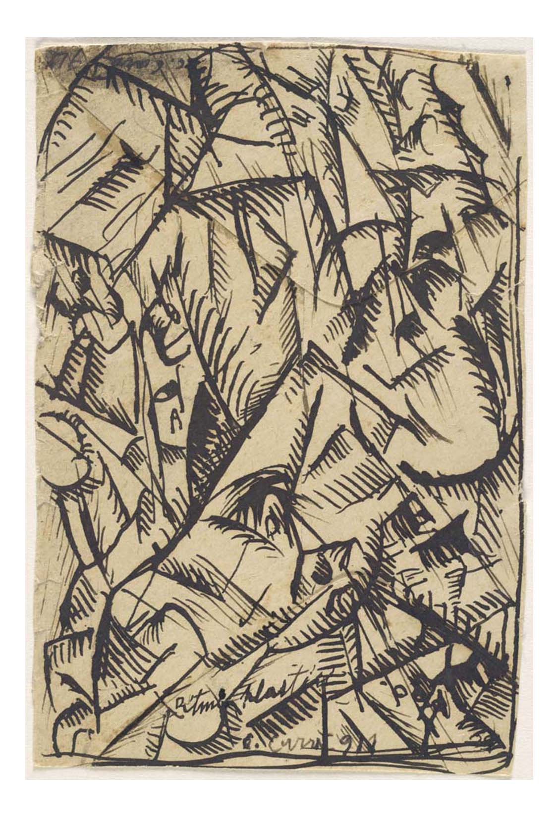 Carlo Carra - Ritmi Plastici, 16x12" (A3) Poster Print