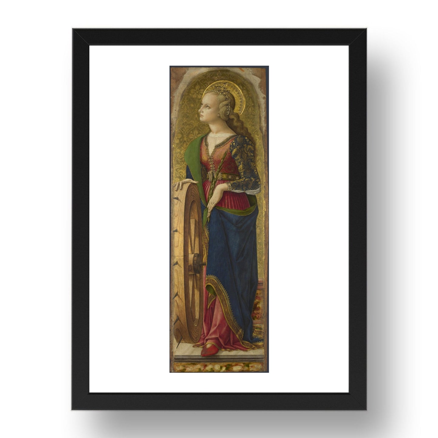 Carlo Crivelli: Saint Catherine of Alexandria (1), Poster in 17x13"(A3) Frame