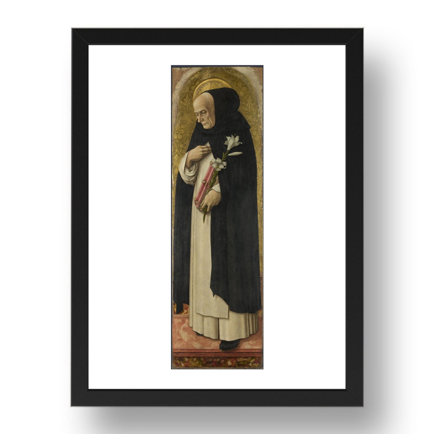 Carlo Crivelli: Saint Dominic, Poster in 17x13"(A3) Frame
