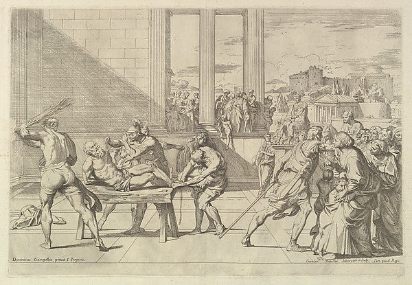 Carlo Maratti , After Agostino Ciampelli:Martyrdom of St. An-16x12"(A3) Poster