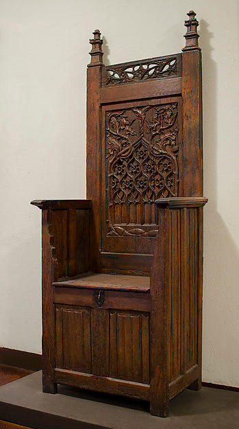 :High-Backed Chair 15th–16th century-16x12"(A3) Poster