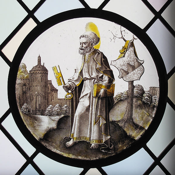 :Roundel with Saint Peter c1520-16x12"(A3) Poster