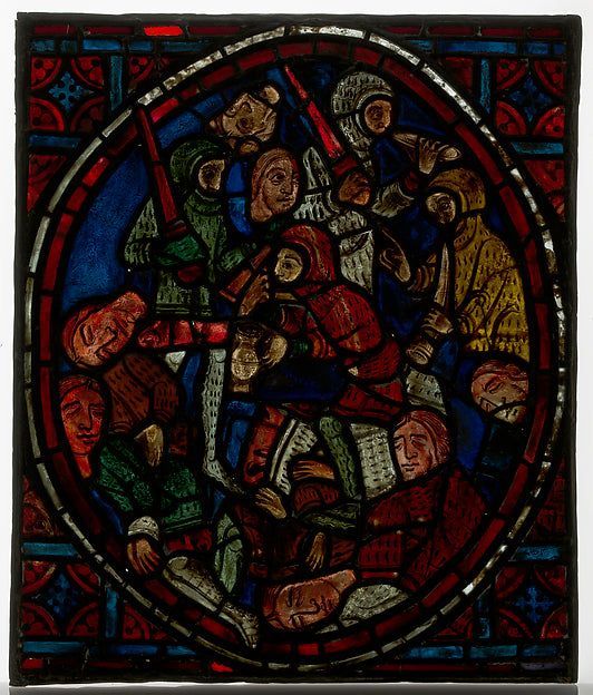 Stained Glass Panel 1270, Poster Print Wall Art