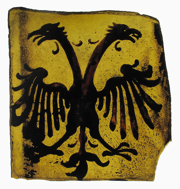 :Glass Fragment probably 15th century-16x12"(A3) Poster