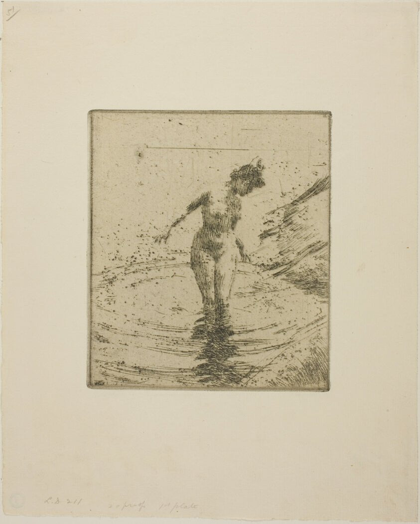 Cercles d'eau I by Anders Zorn, 23x16"( A2 size) Poster Print