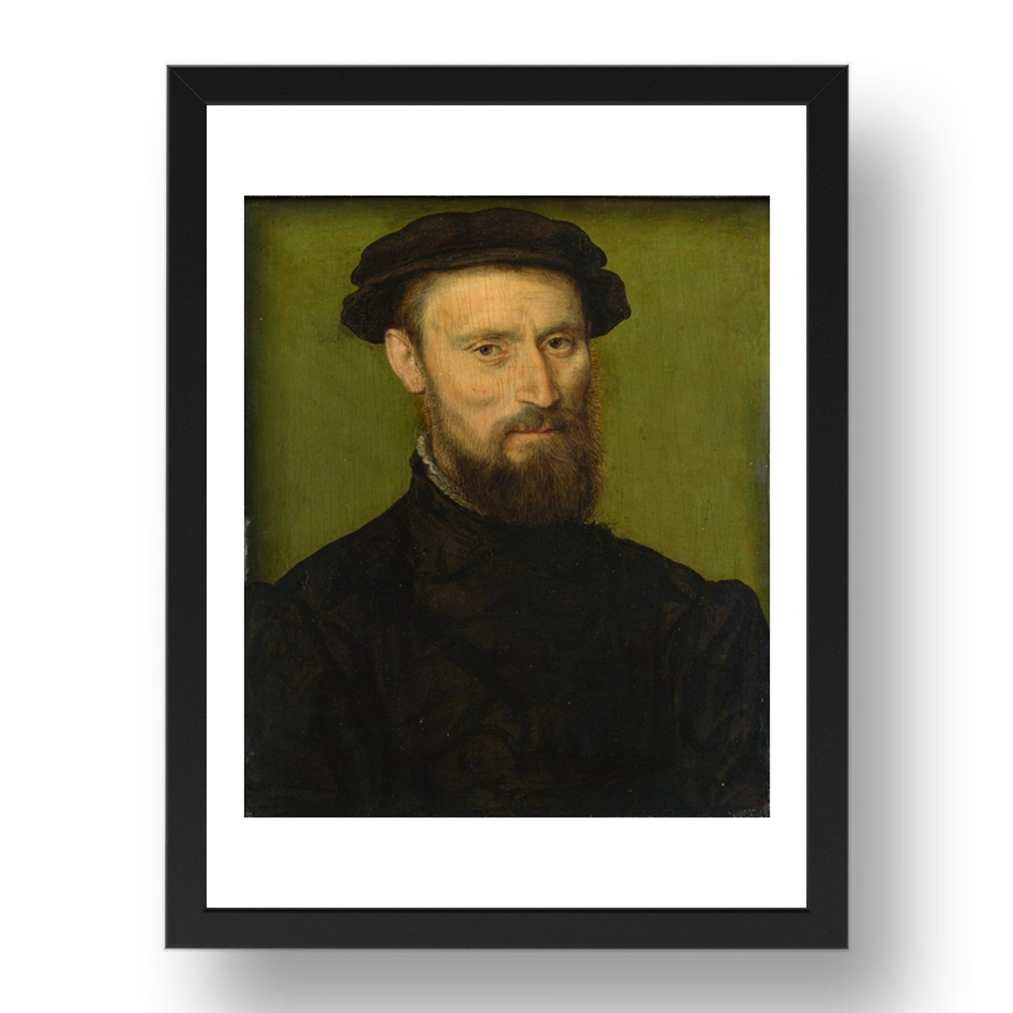 Corneille de Lyon: Bust Portrait of a Man, Poster in 17x13"(A3) Frame