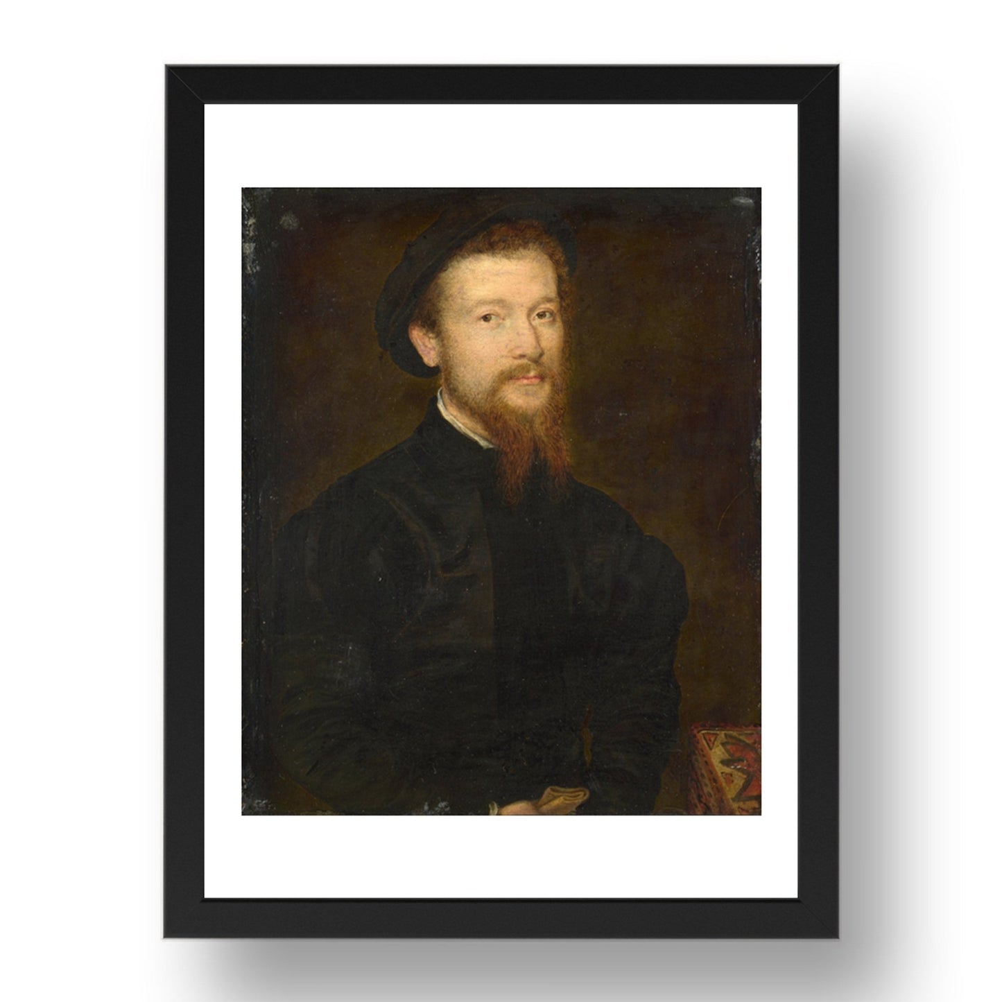 Corneille de Lyon: Portrait of a Man (1), Poster in 17x13"(A3) Frame