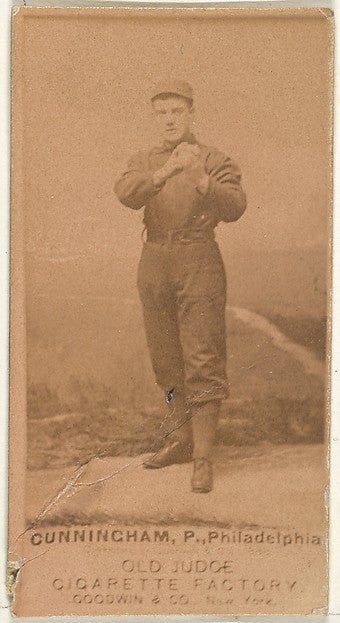 Cunningham Pitcher Philadelphia from the Old Judge series f-16x12"(A3) Poster