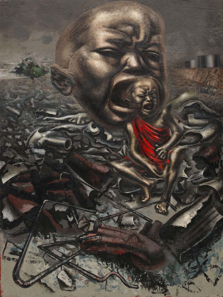 David Alfaro Siqueiros - Echo of a Scream,vintage art, modern poster print
