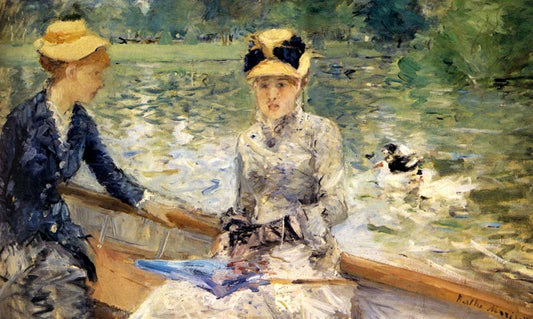 Day of summer by Berthe Morisot, 1879, vintage art, modern poster print