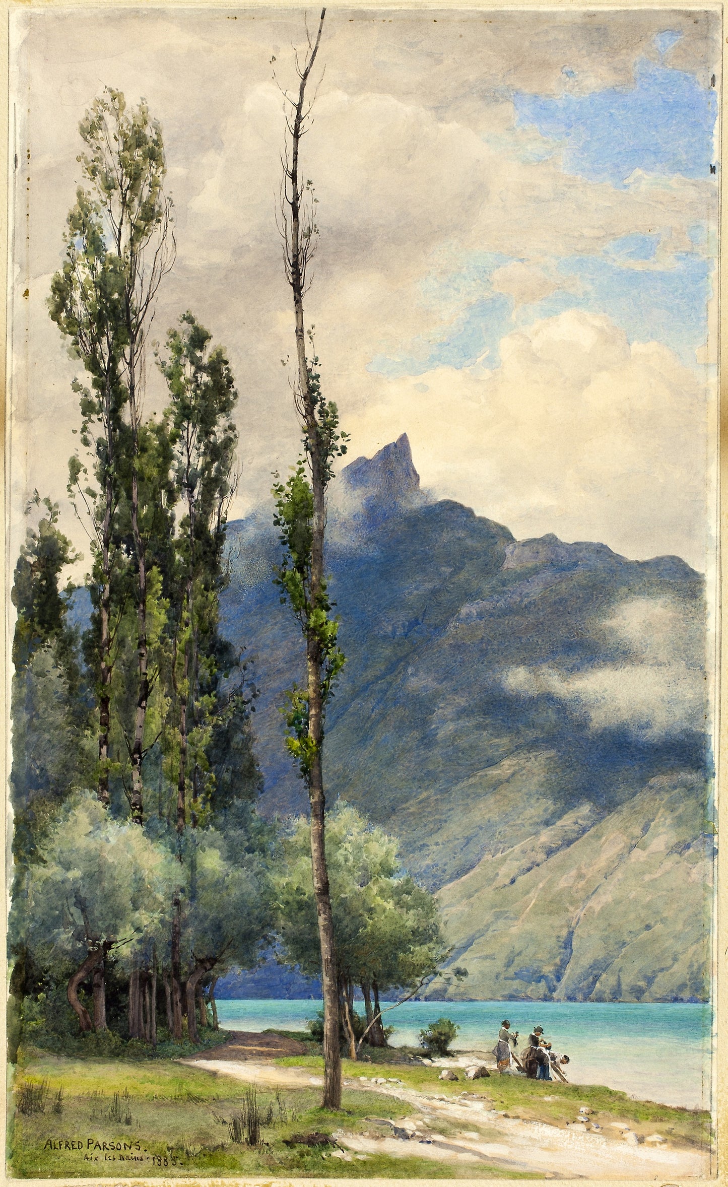 Aix-les-Bains - Alfred Parsons, Poster Print Wall Art