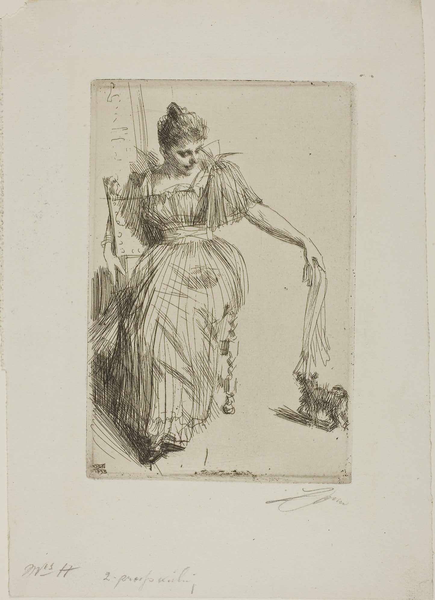 Gerda Hagborg II - Anders Zorn, Poster Print Wall Art
