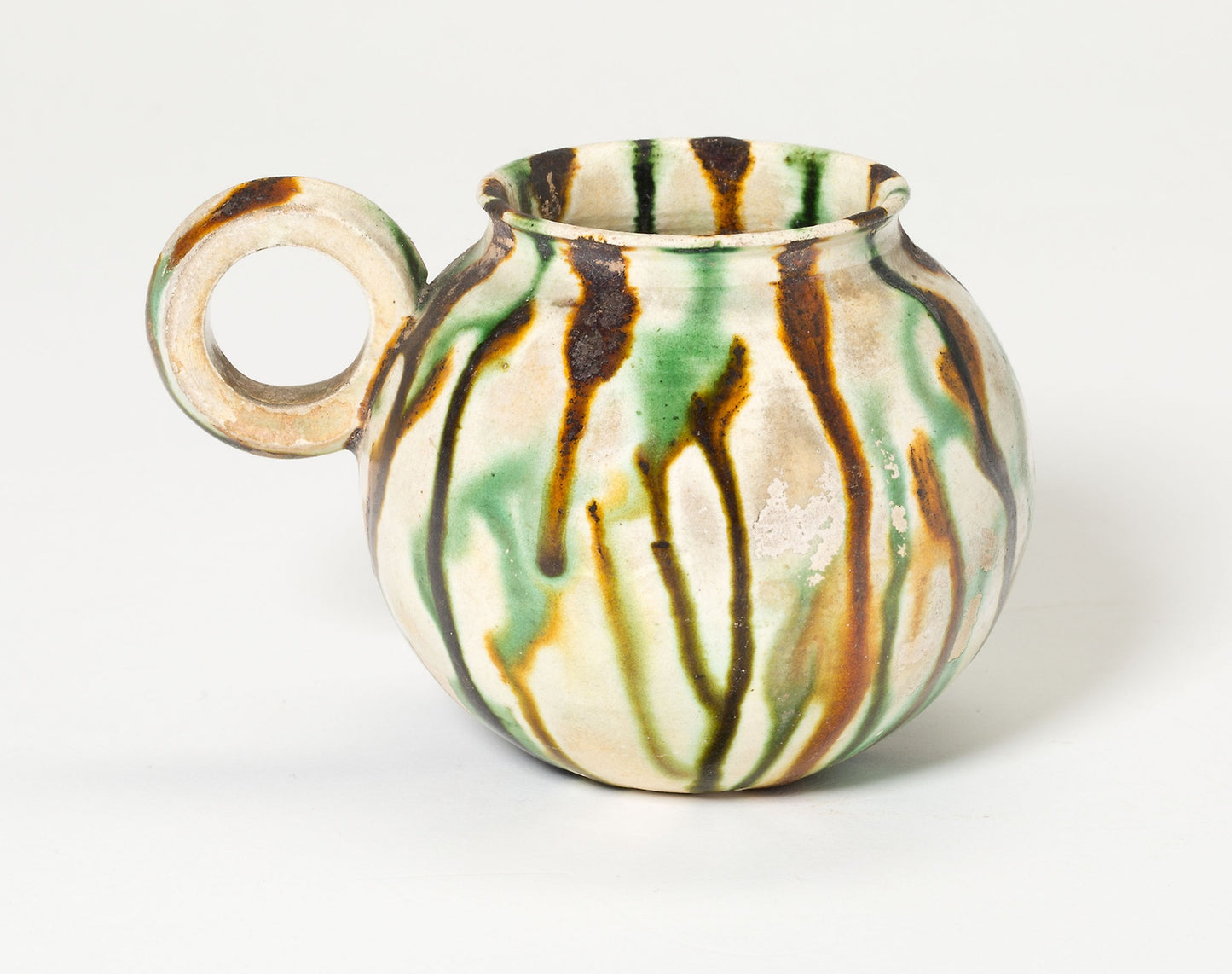 Ring-Handled Cup with lid with finial - China, Poster Print Wall Art