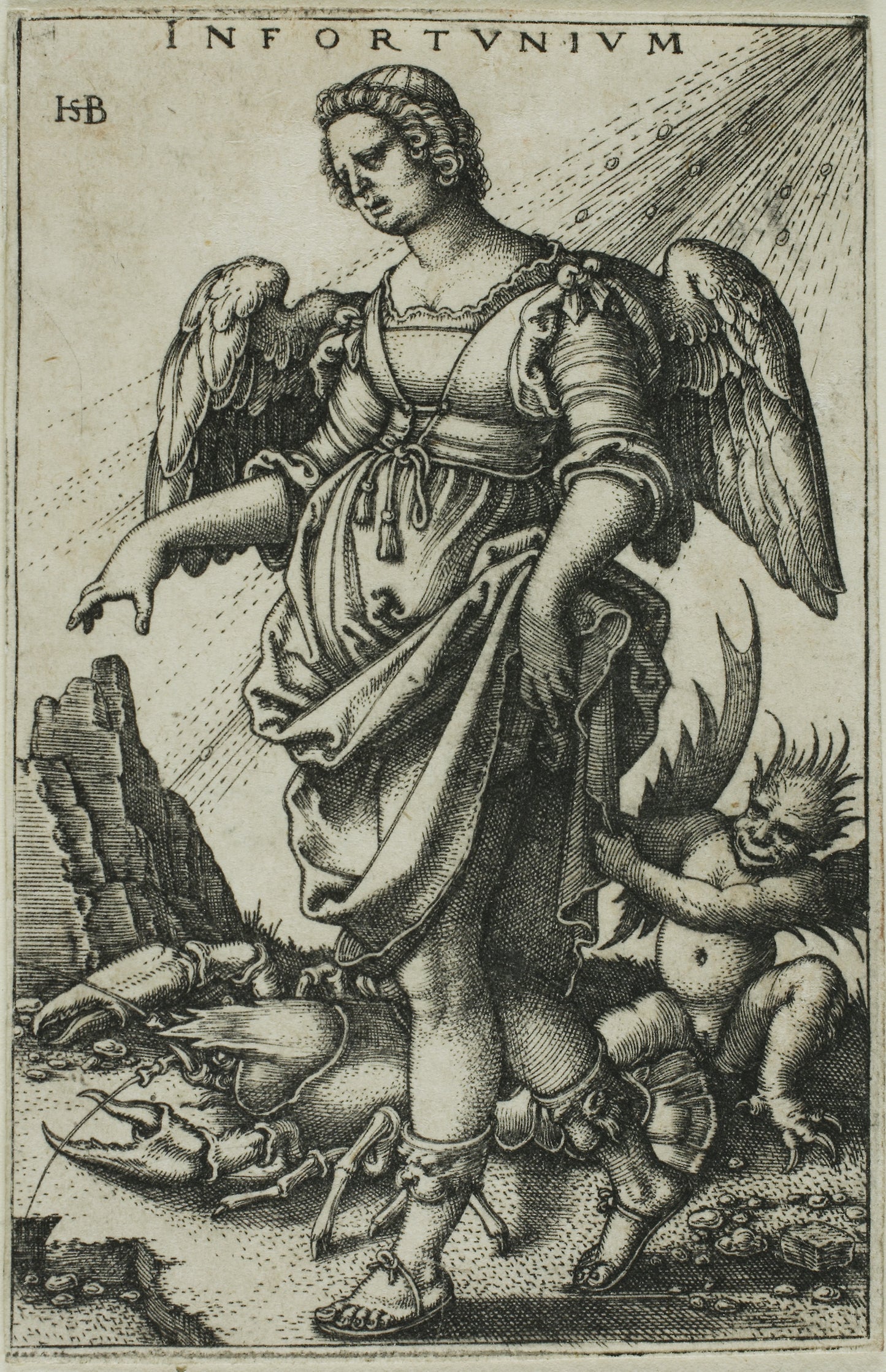 Misfortune - Sebald Beham, Poster Print Wall Art