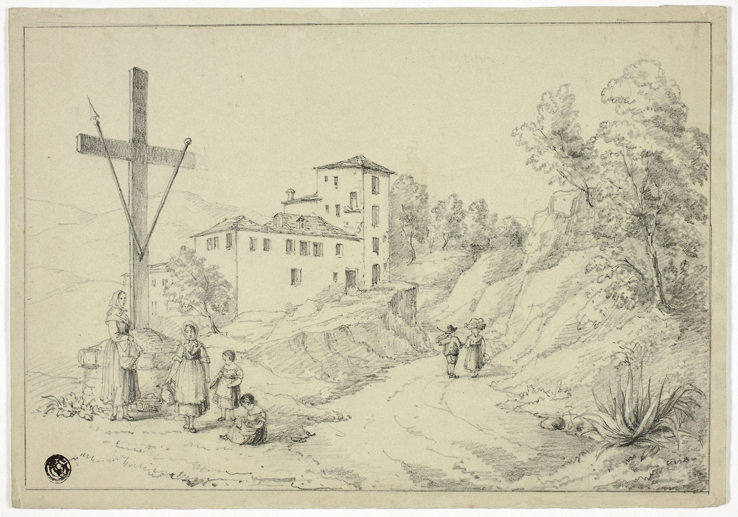 On the way from Val' Oscuro to Nice - Elizabeth Murray, Poster Print Wall Art