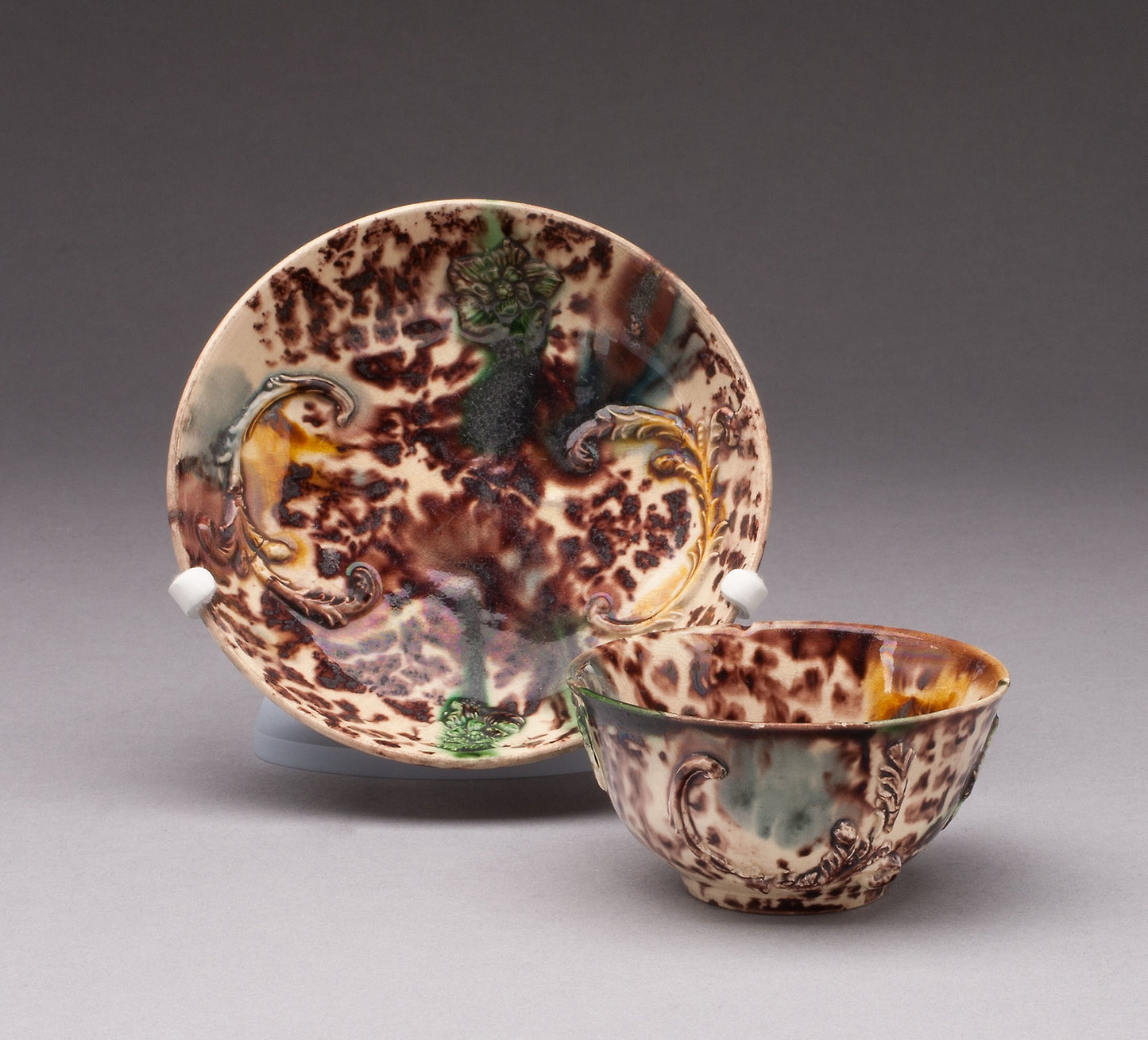 Cup and Saucer - England, Staffordshire, Poster Print Wall Art