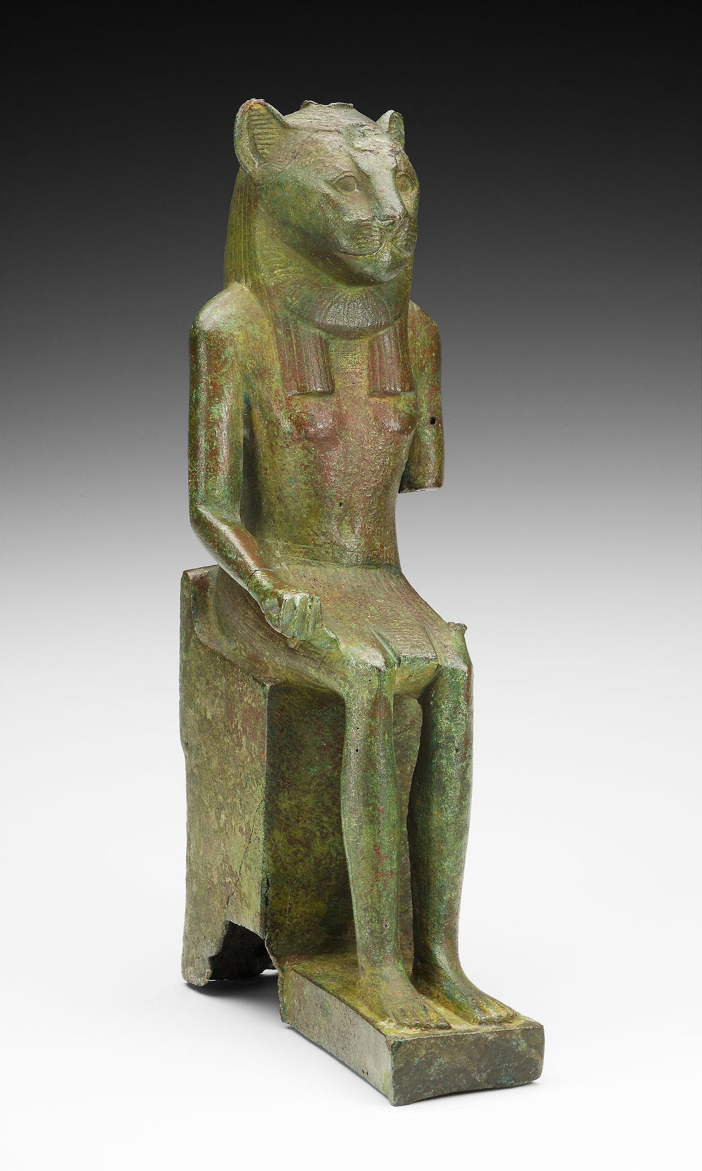 Statuette of the God Horus, Son of Wedjat - Egyptian, Poster Print Wall Art