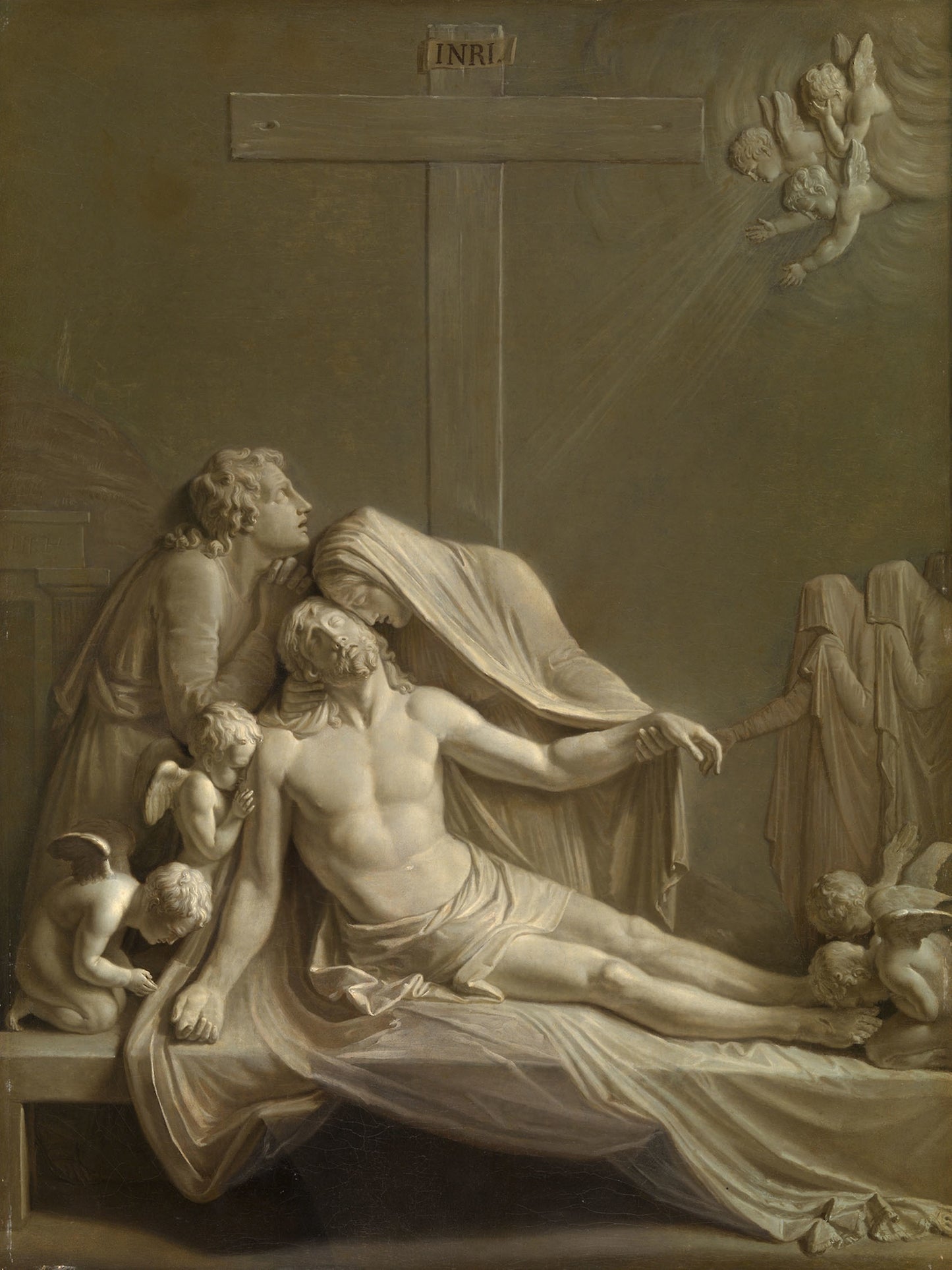 Deposition (after Antonio Canova) - Bernardino Nocchi, Poster Print Wall Art