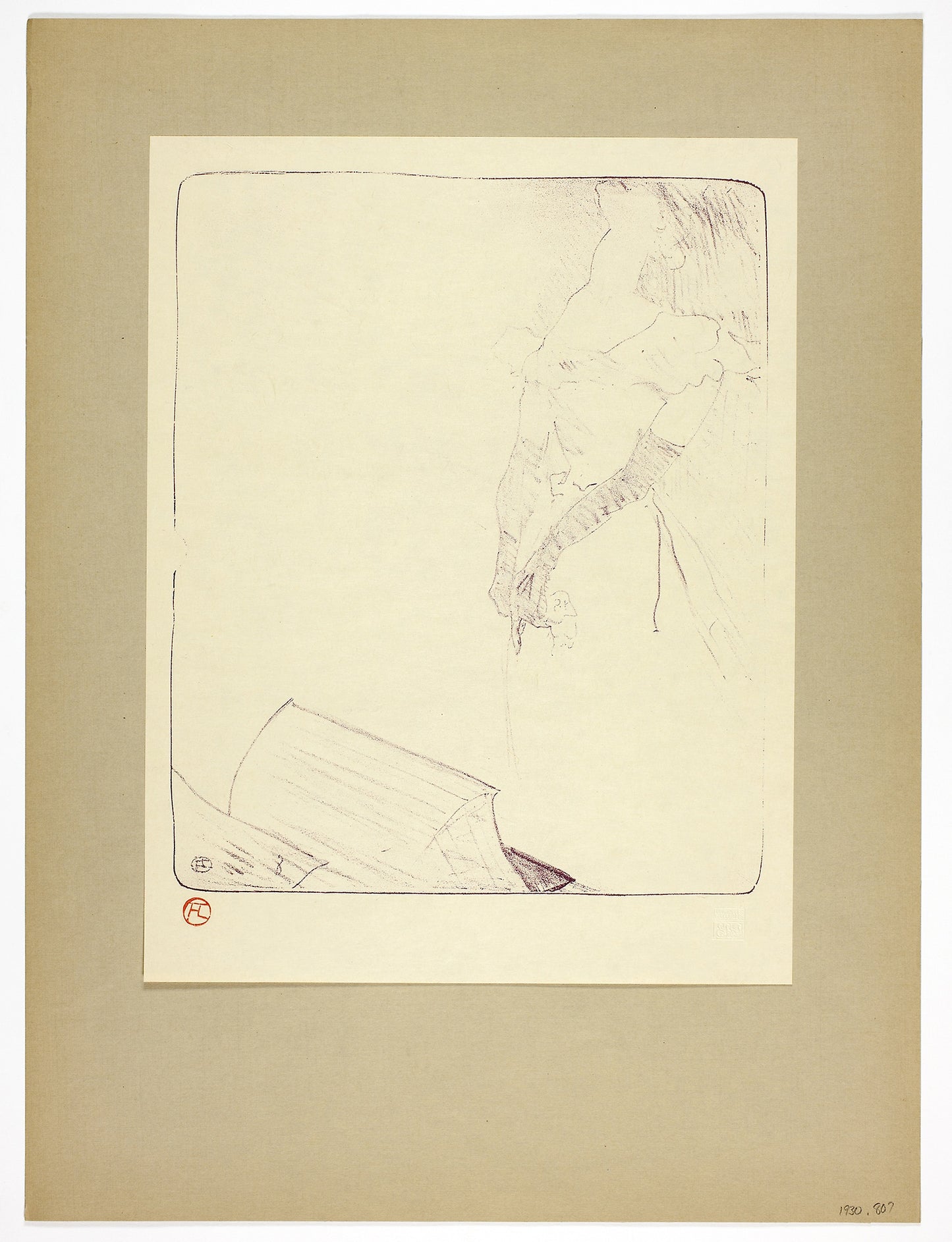Frontispiece, from Yvette Guilbert - Henri de Toulouse-Lautrec (French, 1864-1901), Poster Print Wall Art