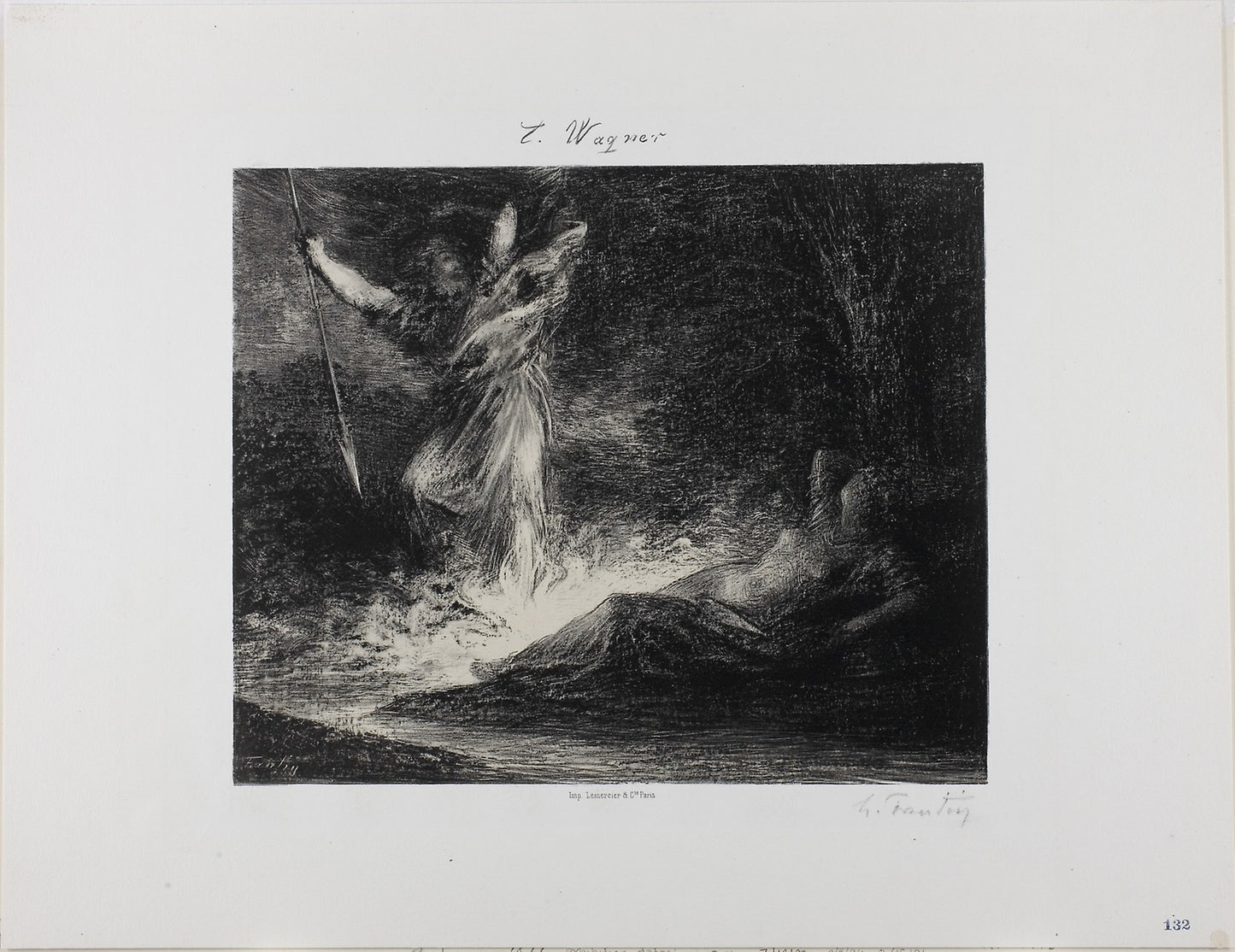 End of The Valkyrie - Henri Fantin-Latour, Poster Print Wall Art