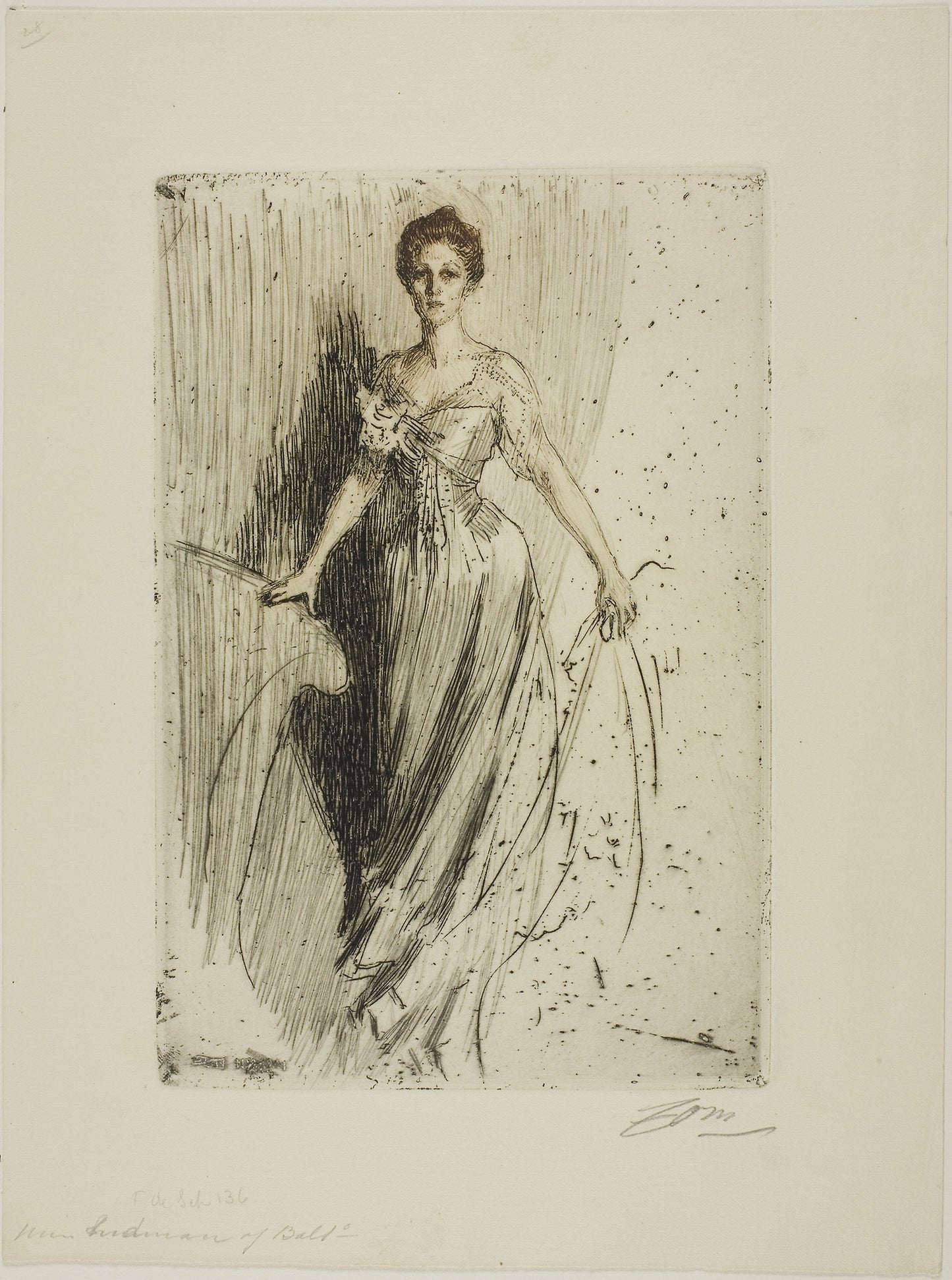 Miss Lurman - Anders Zorn, Poster Print Wall Art
