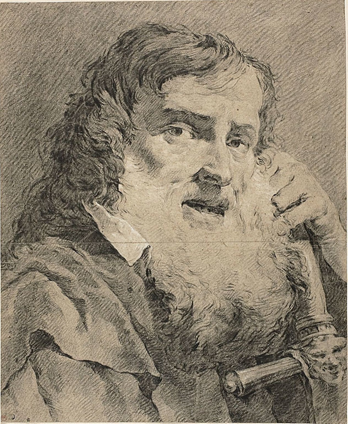 Saint Paul - Attributed to Giovanni Battista Piazzetta, Poster Print Wall Art