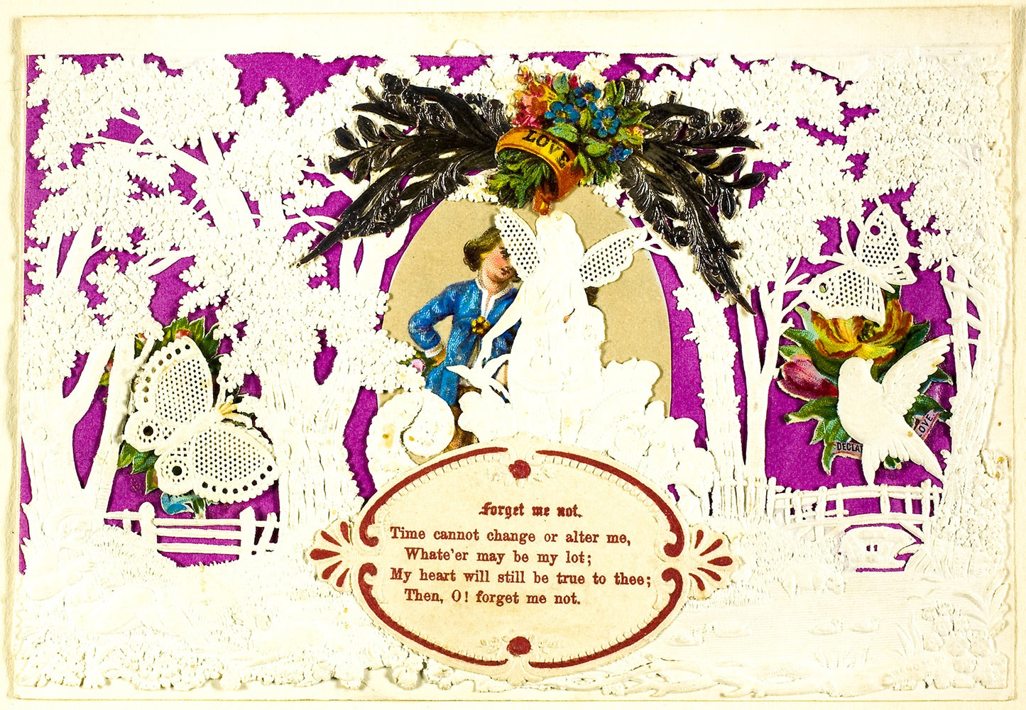 Forget Me Not (valentine) - John Windsor, Poster Print Wall Art