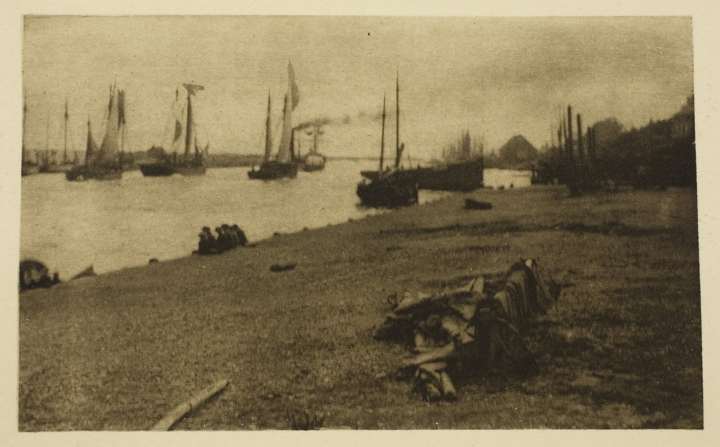 Bound for the North Sea - Peter Henry Emerson, Poster Print Wall Art