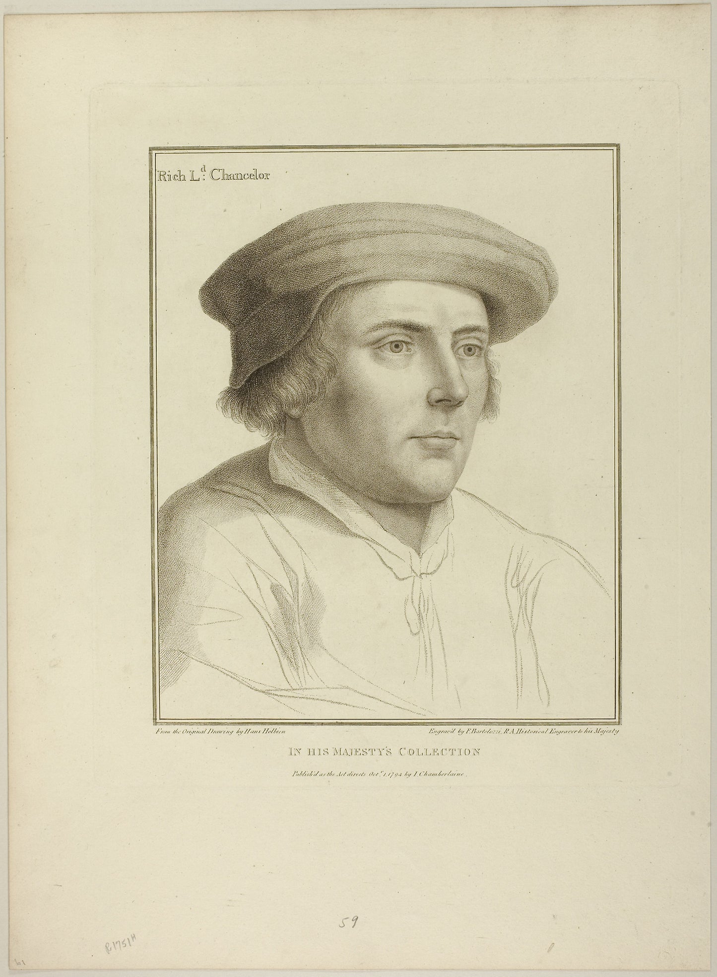 Lord Rich - Francesco Bartolozzi (Italian, 1727-1815), Poster Print Wall Art