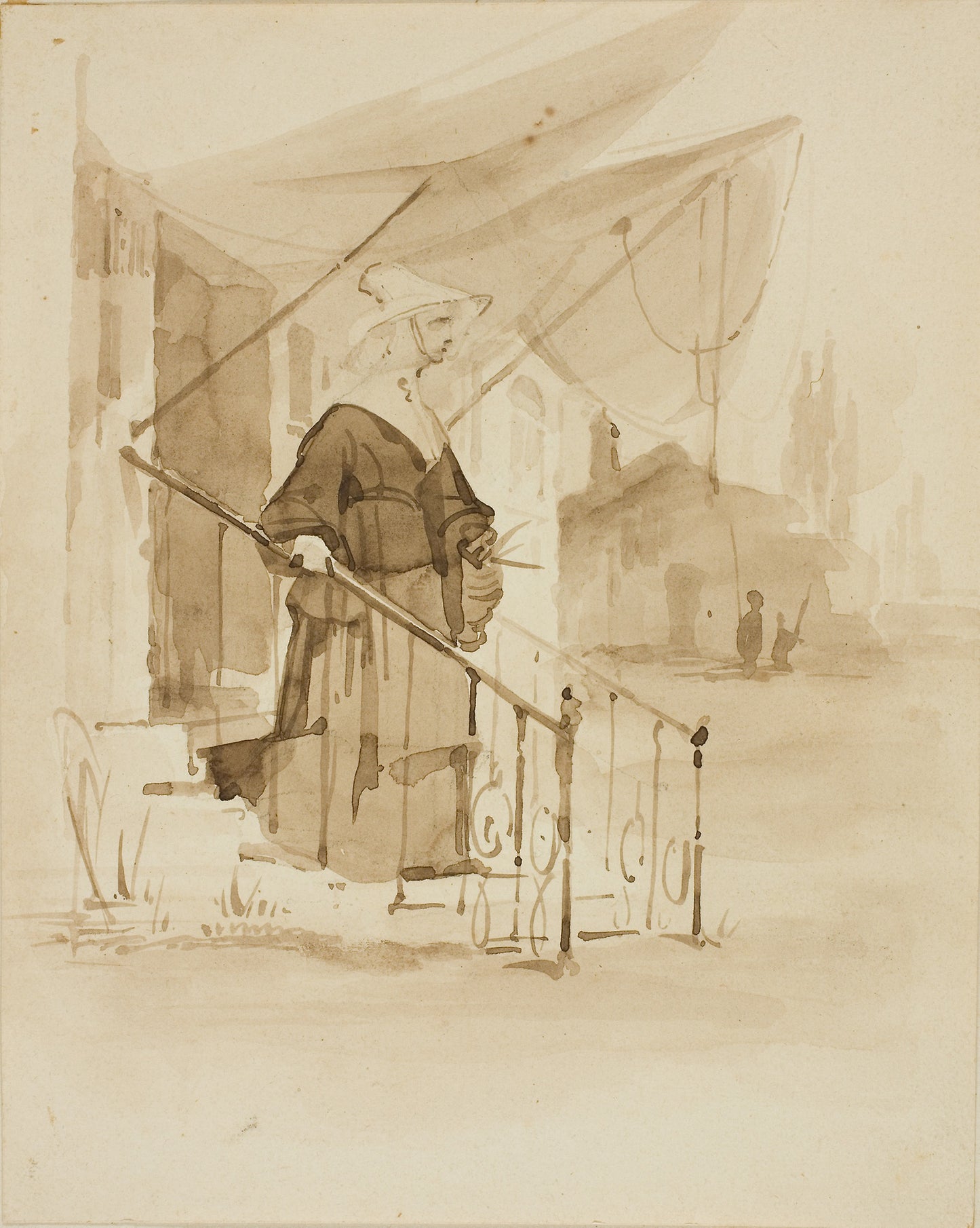 Nun - Auguste Xavier Le Prince, Poster Print Wall Art