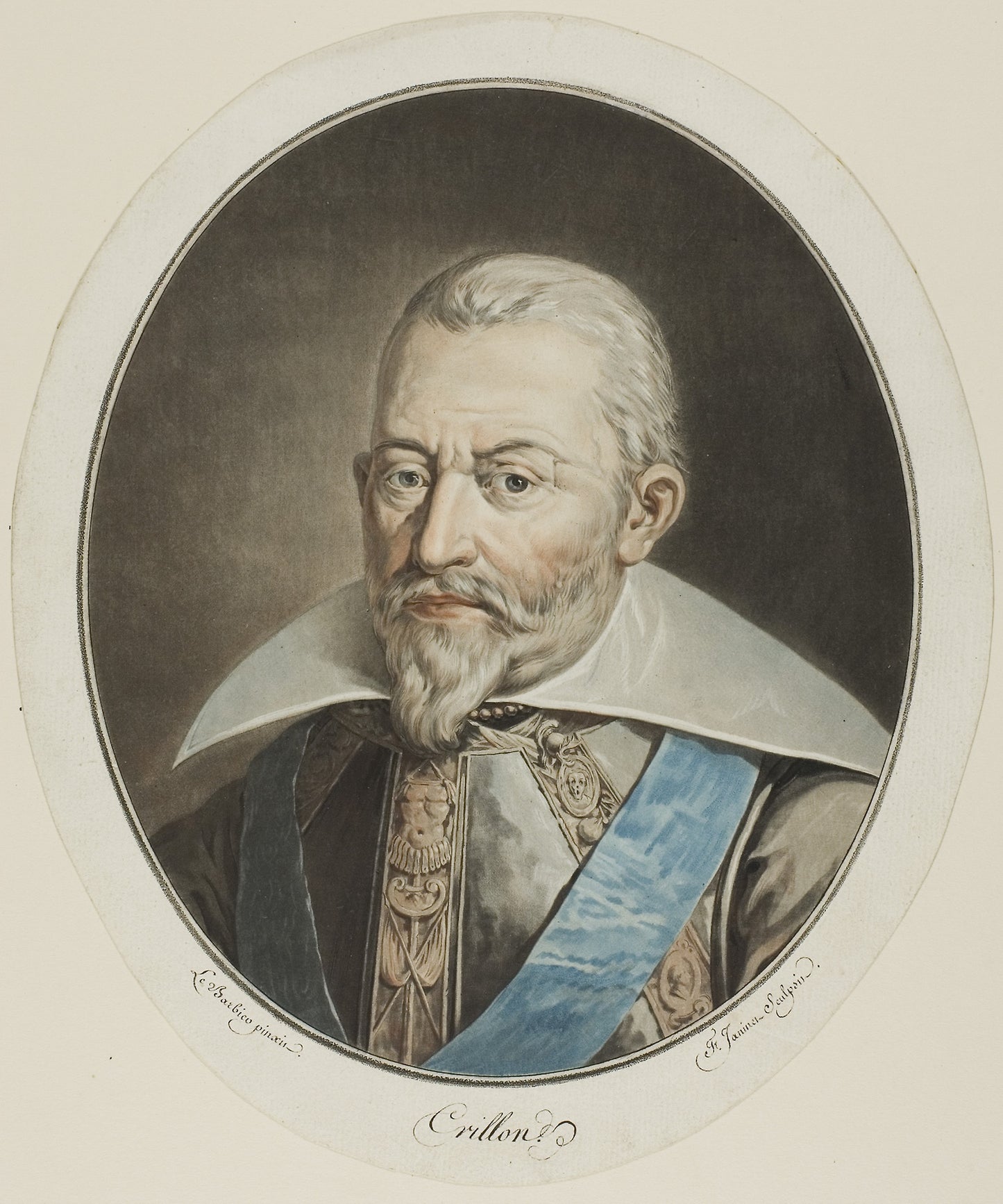 Crillon - Jean Francois Janinet, Poster Print Wall Art