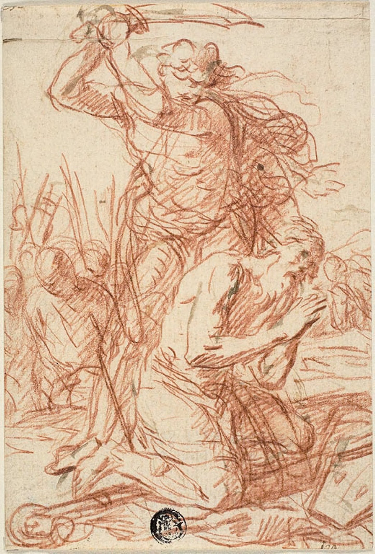 Martyrdom of Bishop Saint - Ercole Procaccini, the younger (Italian, before 1520-1595), Poster Print Wall Art