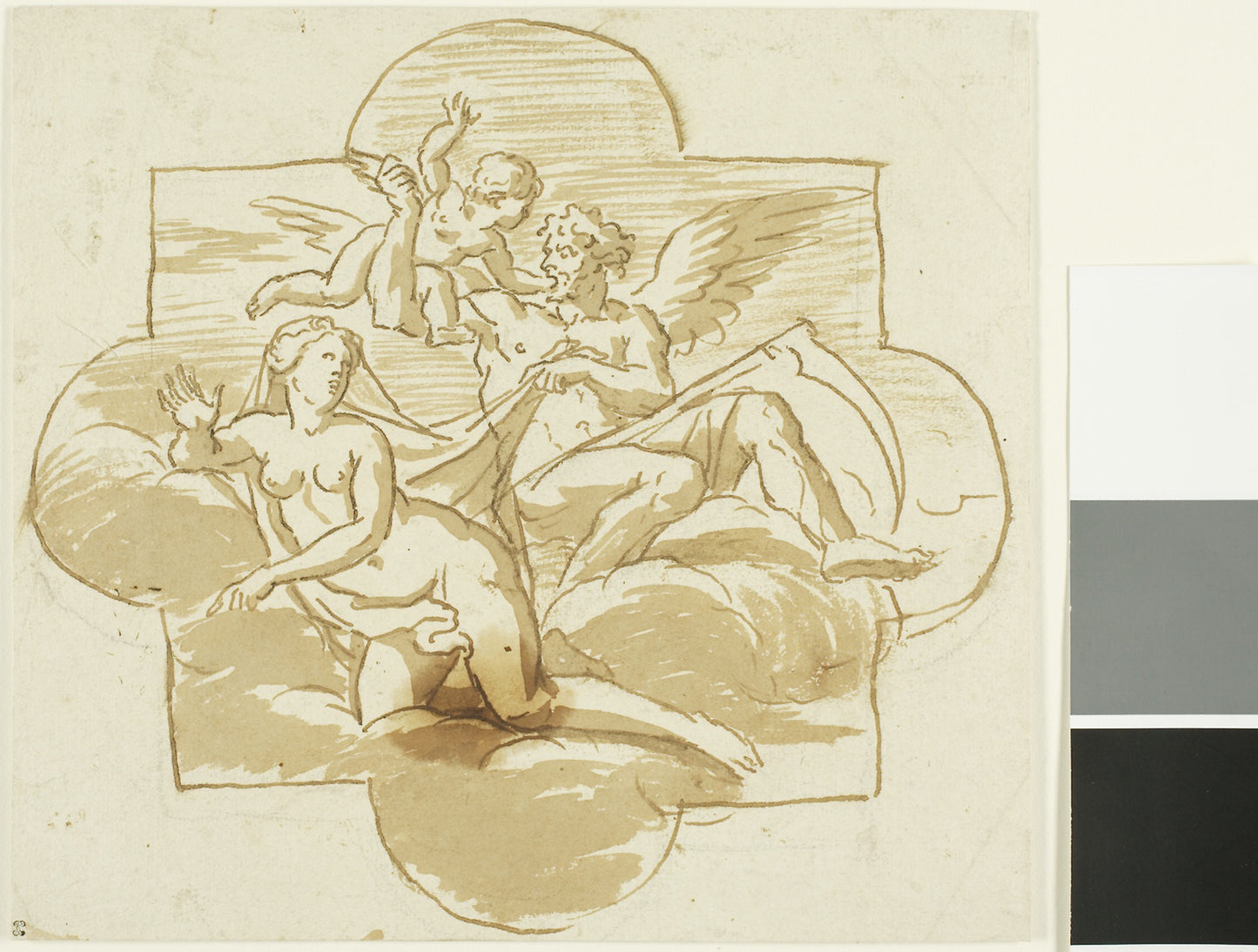 Time Revealing Beauty - Style of Nicolas Pierre Loir, Poster Print Wall Art
