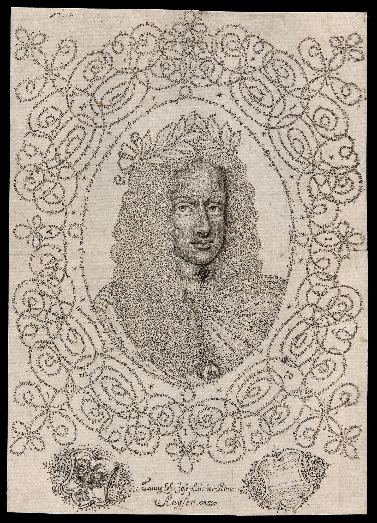 Joseph I (August), Holy Roman Emperor - Johann Michael Püchler, Poster Print Wall Art
