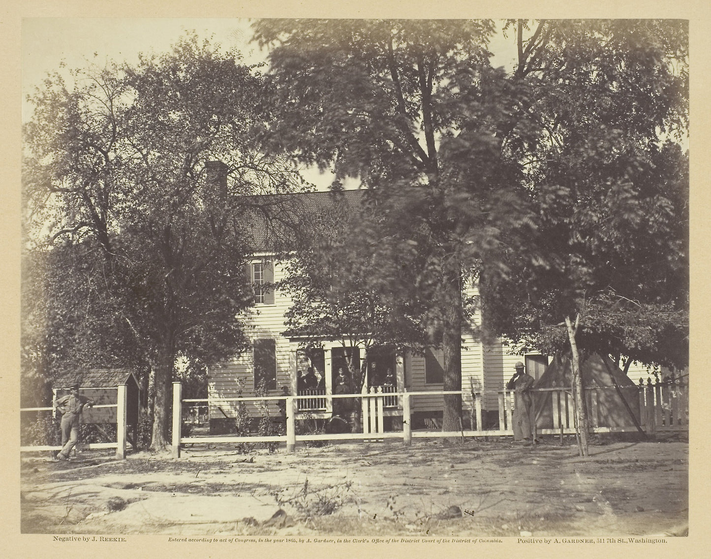 Aiken House, on Weldon Railroad, Virginia - John Reekie (American, active 1861–1865), Poster Print Wall Art