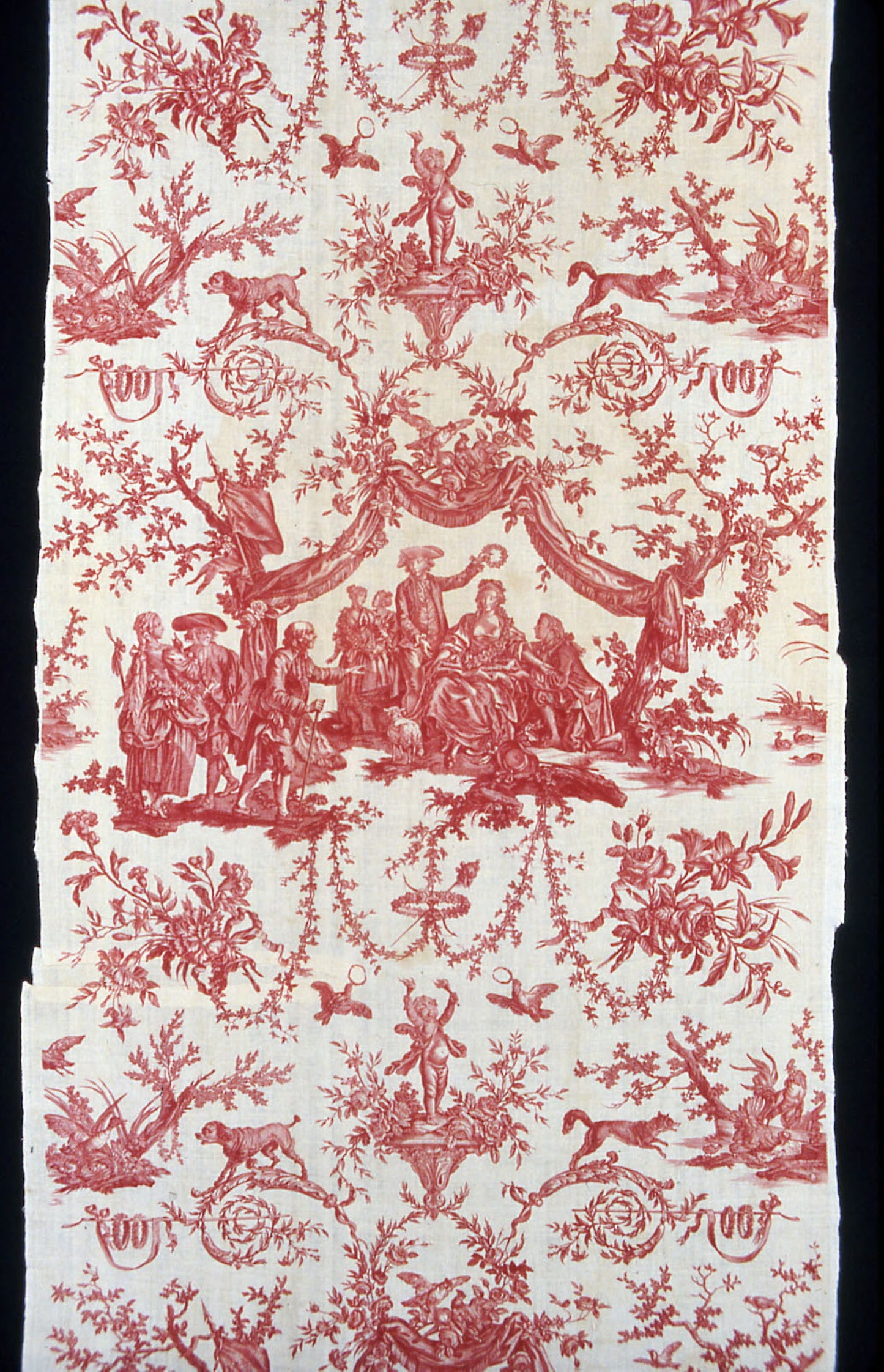 Le Couronnement de la Rosière (The Crowning of the Rose Maiden) (Furnishing Fabric) - Designed - Jean Baptiste Huet (French, 1745–1811) after Jean Baptiste Greuze (French, 1725-1805), Poster Print Wall Art
