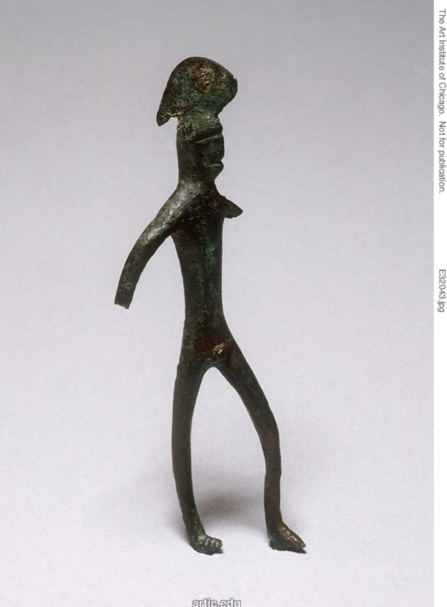 Statuette of a Warrior - Italian, Umbria, Poster Print Wall Art